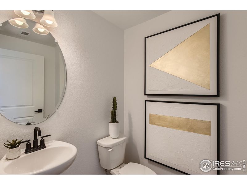 Main level powder room Main level powder room