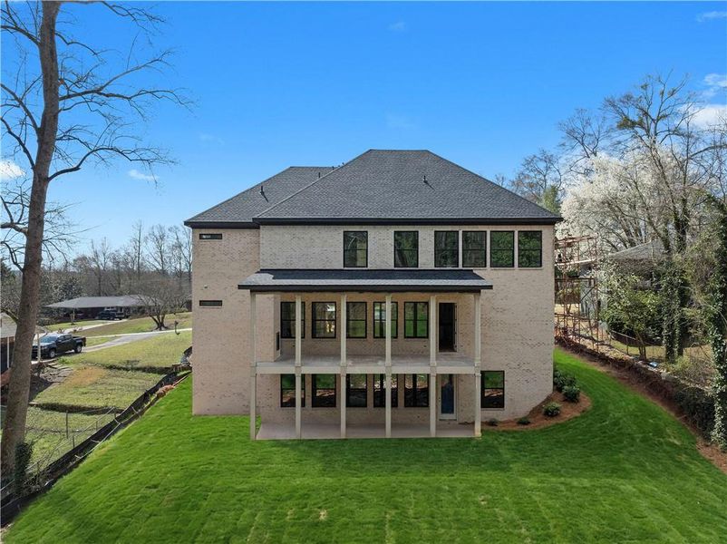 Exterior details and patio area of a home in , Buford (Image 3).