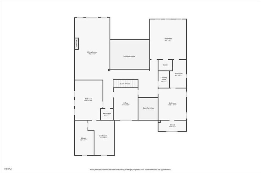 2D floor plan layout of this home in , Hoschton, GA (Image 6).