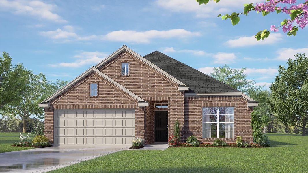 Elevation A | Concept 1790 at El Dorado in Granbury, TX by Landsea Homes