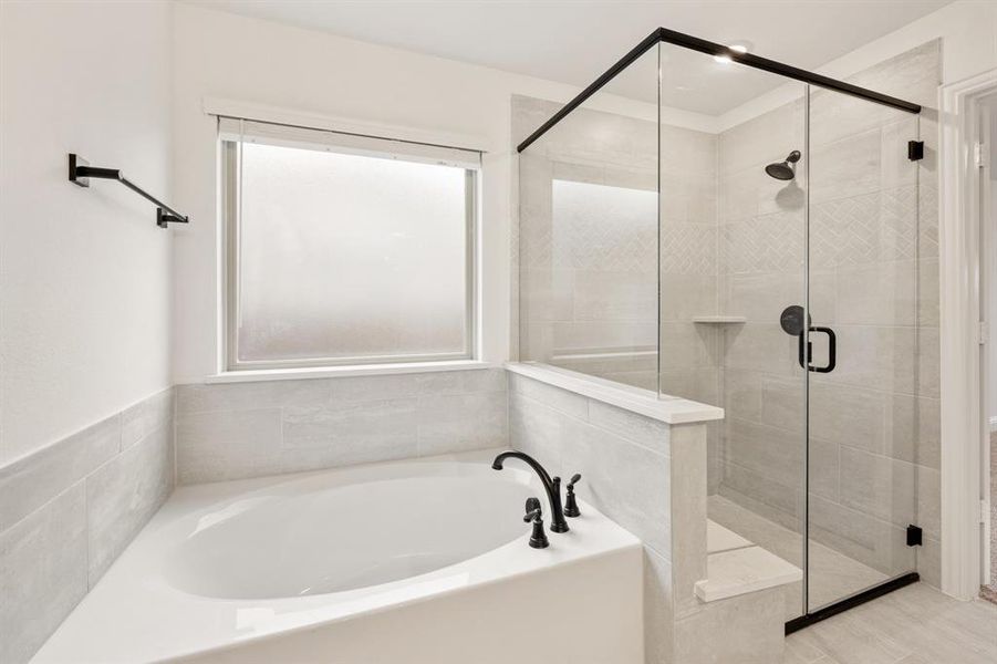 Furnished interior view inside a new home in Villages of Hurricane Creek, Anna (Image 9).