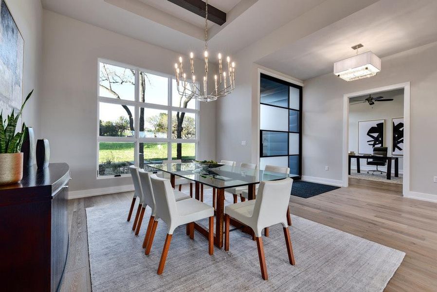 Furnished interior view inside a new home in , Dripping Springs (Image 26). Furnished interior view inside a new home in , Dripping Springs (Image 26).