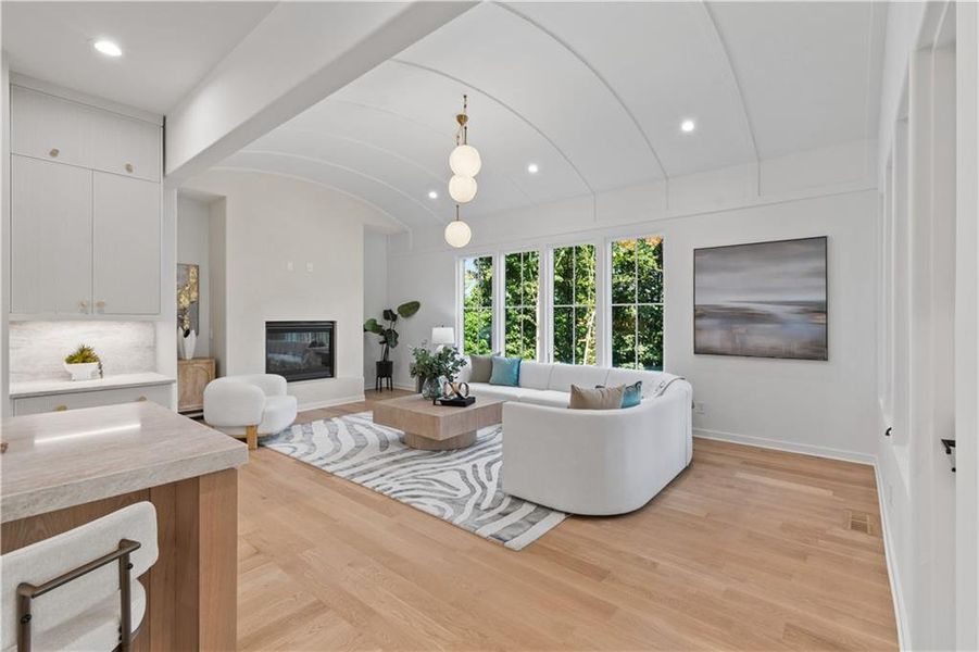 Furnished interior view inside a new home in , Alpharetta (Image 6).