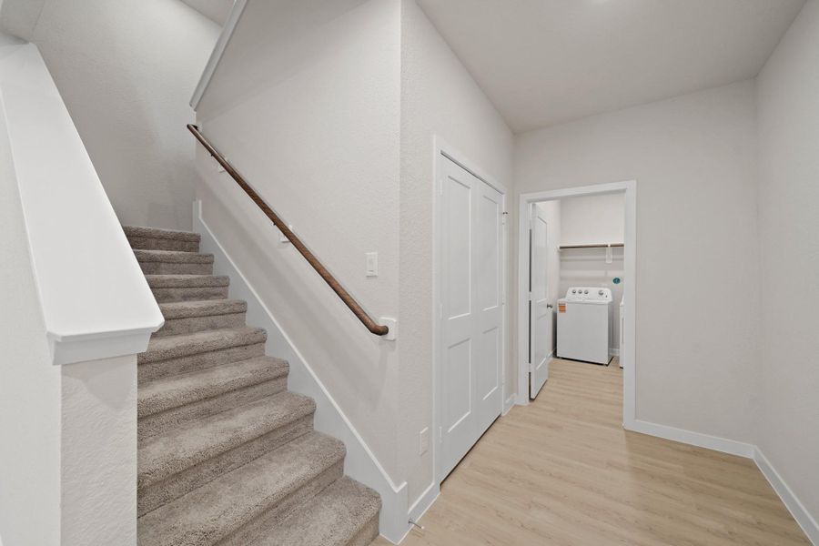 Spacious, unfurnished interior of a new home in Russell Ranch, Bay City (Image 9). Spacious, unfurnished interior of a new home in Russell Ranch, Bay City (Image 9).