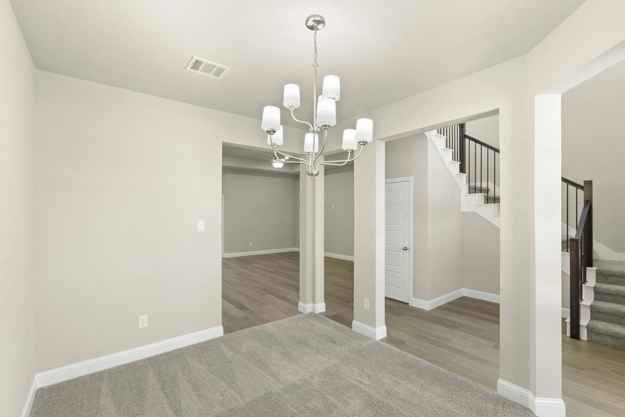 Spacious, unfurnished interior of a new home in Westside Preserve, Midlothian (Image 18).