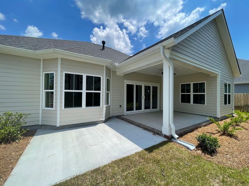 Representative exterior photo of a completed home built from the Birchwood by Bill Clark Homes in Osprey Landing, Southport, NC (Image 11). Representative exterior photo of a completed home built from the Birchwood by Bill Clark Homes in Osprey Landing, Southport, NC (Image 11).