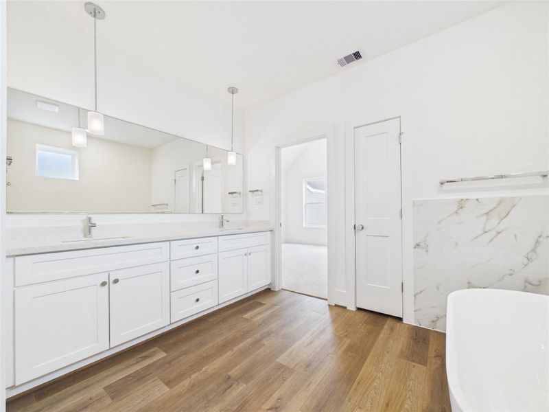 Furnished interior view inside a new home in , Houston (Image 10).