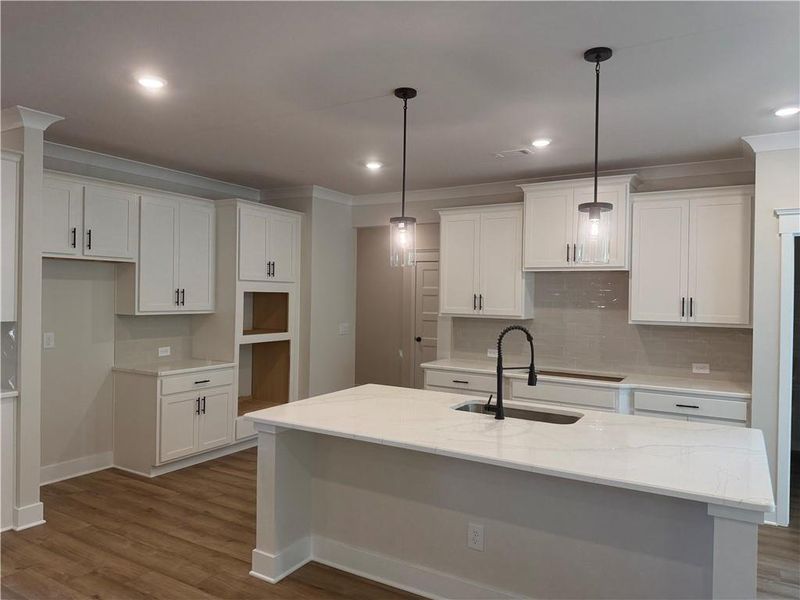 Furnished interior view inside a new home in Rosewood Lake Estates, Hoschton (Image 9).