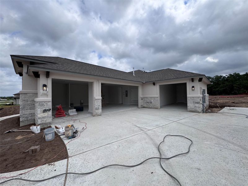 In-progress construction of a new home in ClearWater Ranch, Liberty Hill, TX (Image 37). In-progress construction of a new home in ClearWater Ranch, Liberty Hill, TX (Image 37).