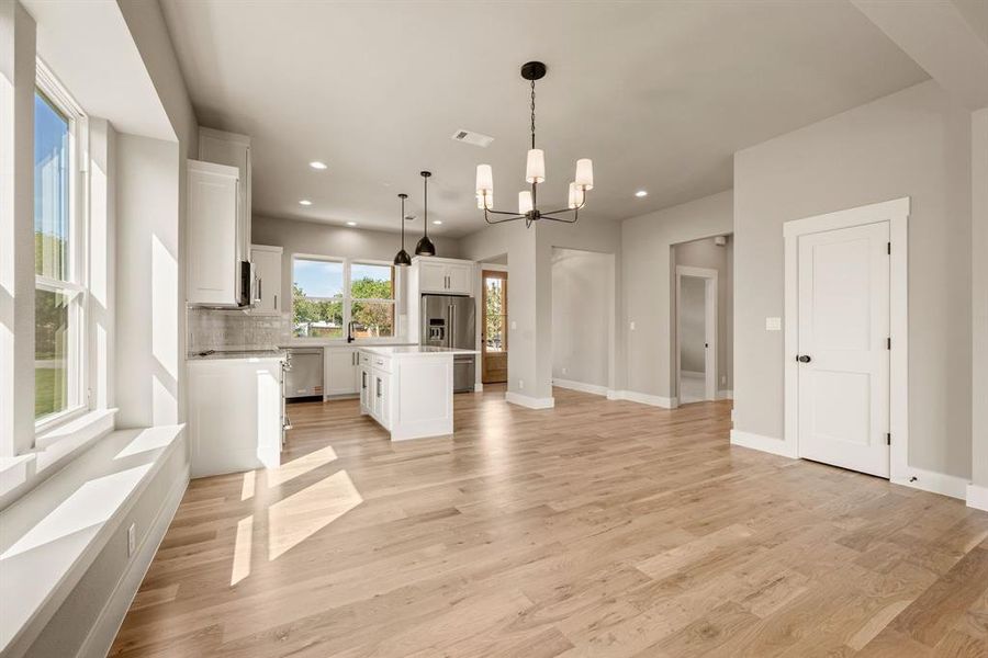 Furnished interior view inside a new home in , Justin (Image 10).