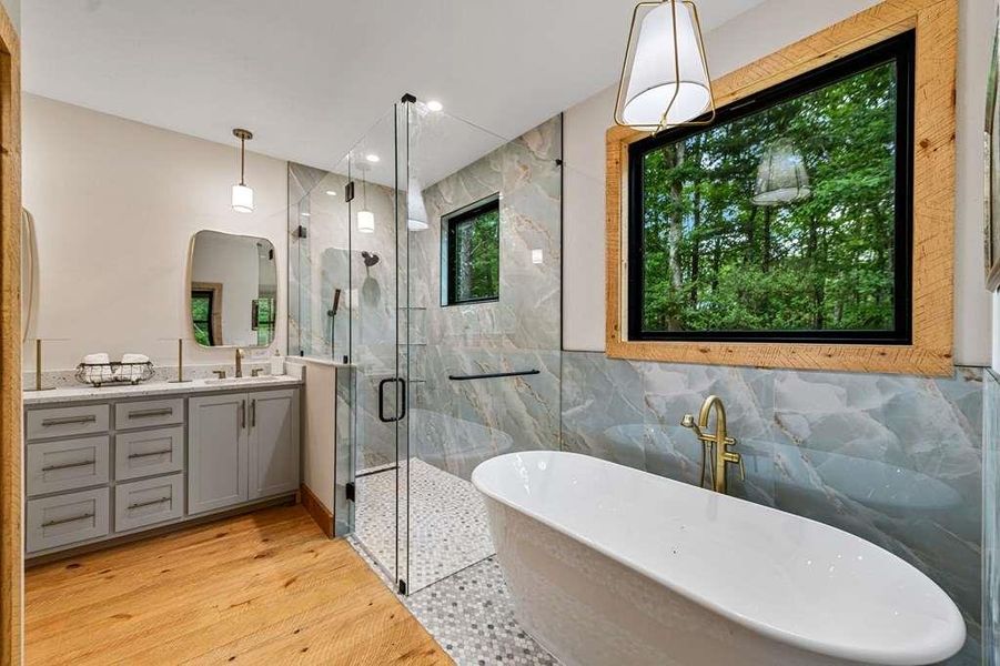 Furnished interior view inside a new home in , McCaysville (Image 3).