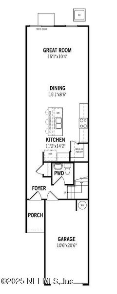 2D floor plan layout of this home in Egret Creek, Jacksonville, FL (Image 2). 2D floor plan layout of this home in Egret Creek, Jacksonville, FL (Image 2).