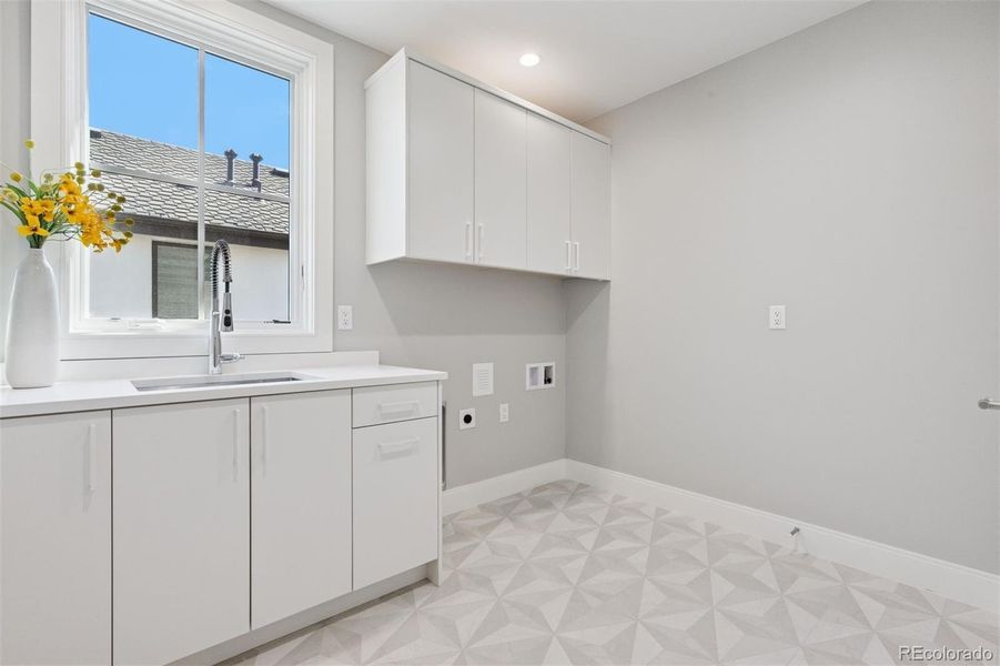 Furnished interior view inside a new home in , Denver (Image 10).
