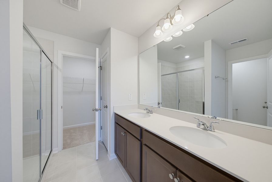 Furnished interior view inside a new home in Sweetbrier, Durham (Image 11).
