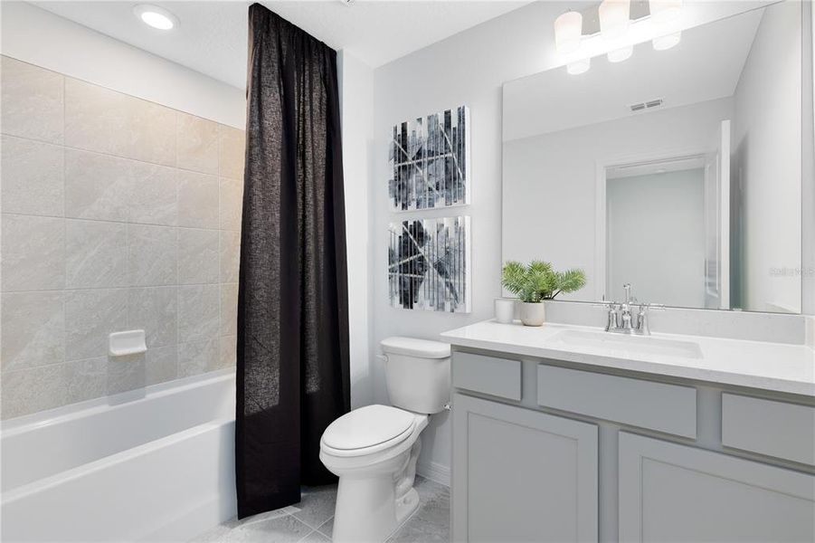 Furnished interior view inside a new home in Silverleaf Oaks, Winter Garden (Image 11).