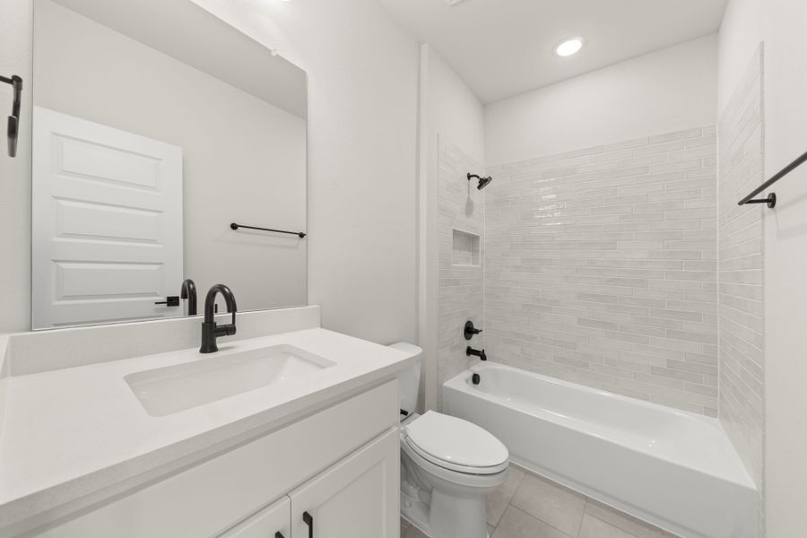 Furnished interior view inside a new home in StarView, Prosper (Image 18).