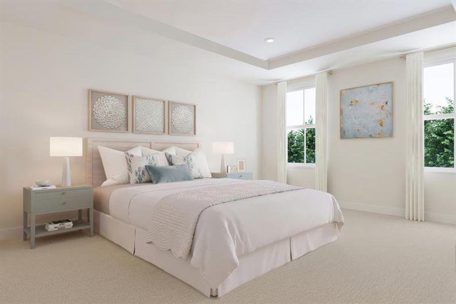 Representative furnished interior of a home built from the Bristol by Ryan Homes in Laurel Preserve, Kingsland (Image 6). Representative furnished interior of a home built from the Bristol by Ryan Homes in Laurel Preserve, Kingsland (Image 6).