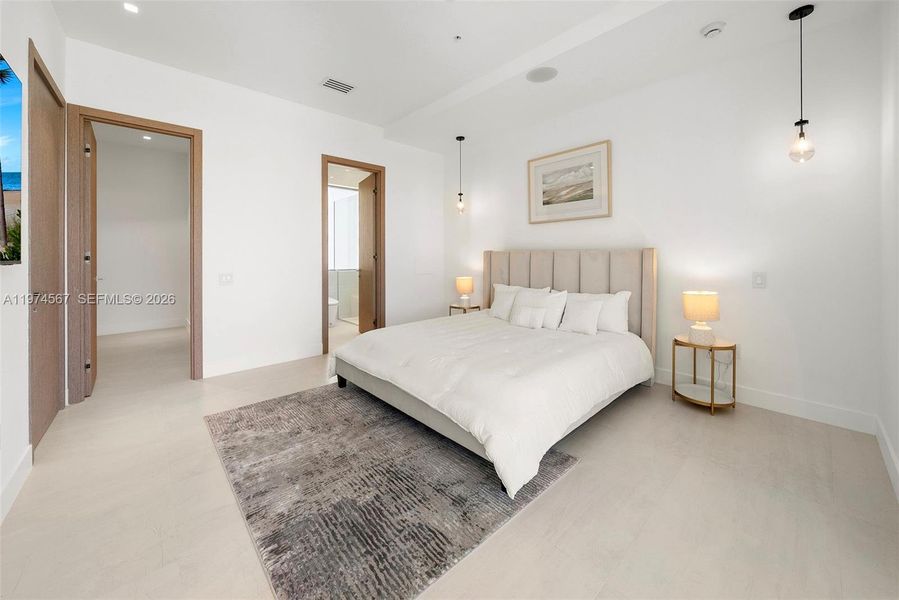 Furnished interior view inside a new home in , Delray Beach (Image 11). Furnished interior view inside a new home in , Delray Beach (Image 11).