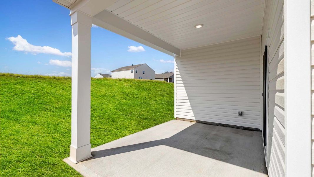 Exterior details and patio area of a home in Sage Grove, Lyman (Image 19).
