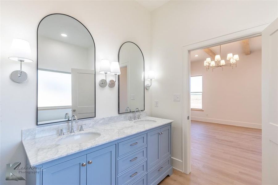 Furnished interior view inside a new home in , Abilene (Image 15).