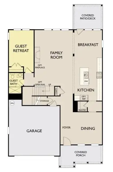 2D floor plan layout of this home in Eastlyn Crossing, Flowery Branch, GA (Image 3). 2D floor plan layout of this home in Eastlyn Crossing, Flowery Branch, GA (Image 3).