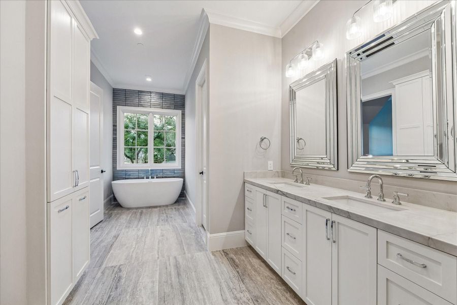 Furnished interior view inside a new home in , Bunker Hill Village (Image 33).