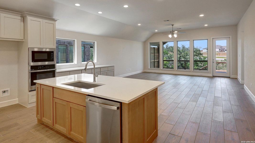 Furnished interior view inside a new home in Ladera, San Antonio (Image 16).