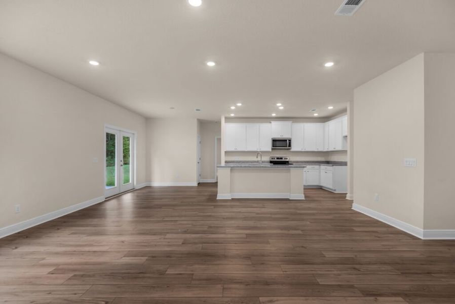 Representative unfurnished interior of a home built from the Rosemary by Holiday Builders in Sanborn Hill, Milton (Image 10). Representative unfurnished interior of a home built from the Rosemary by Holiday Builders in Sanborn Hill, Milton (Image 10).