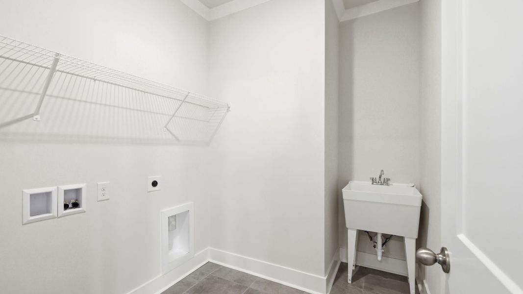 Spacious, unfurnished interior of a new home in Reserve at Tap Root Farms, Fletcher (Image 27). Spacious, unfurnished interior of a new home in Reserve at Tap Root Farms, Fletcher (Image 27).