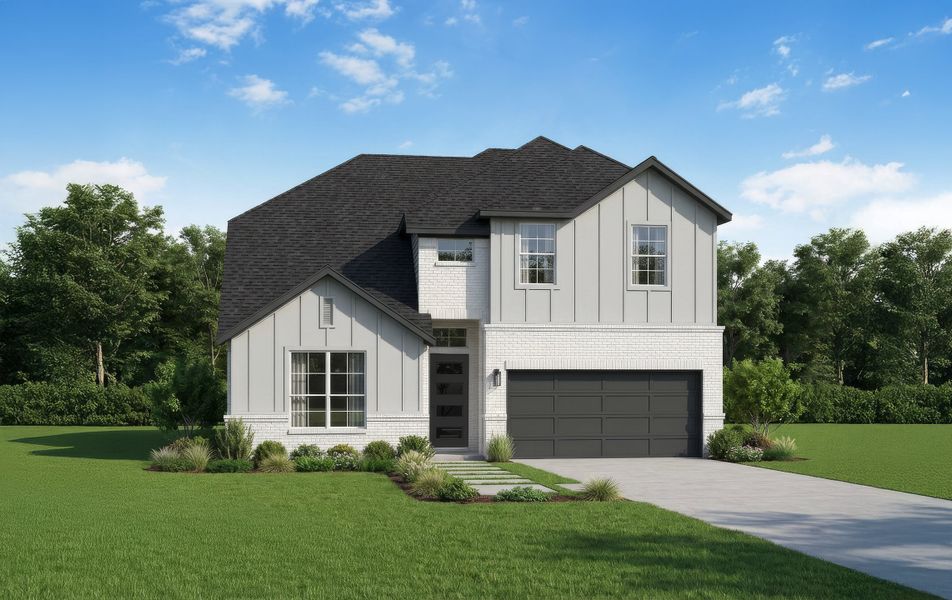 Representative exterior photo of a completed home built from the Alexis by Our Country Homes in Parks of Aledo, Aledo, TX (Image 5).