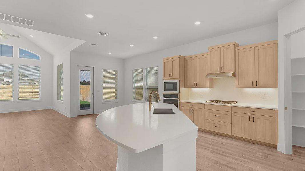 Furnished interior view inside a new home in Lariat, Liberty Hill (Image 6).