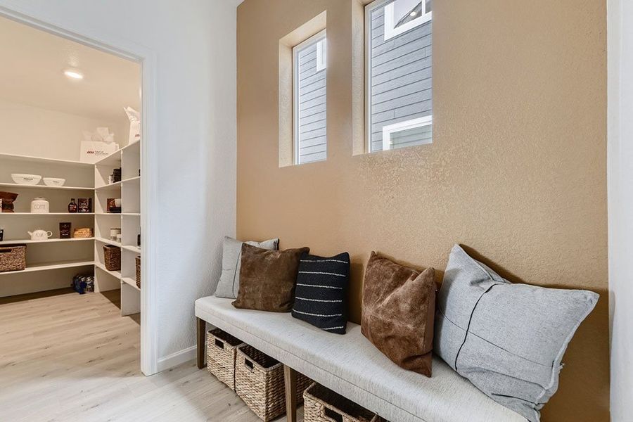 Representative furnished interior of a home built from the Ridgway by Taylor Morrison in The Fields at Looking Glass Town Collection, Parker (Image 38).