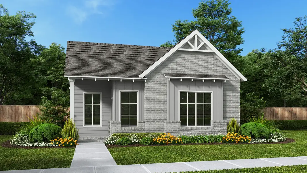 Representative exterior photo of a completed home built from the 1957W by Perry Homes in Avondale 40', Fate, TX (Image 4). Representative exterior photo of a completed home built from the 1957W by Perry Homes in Avondale 40', Fate, TX (Image 4).