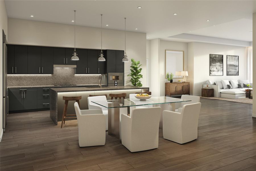 Furnished interior view inside a new home in , Galveston (Image 6). Furnished interior view inside a new home in , Galveston (Image 6).