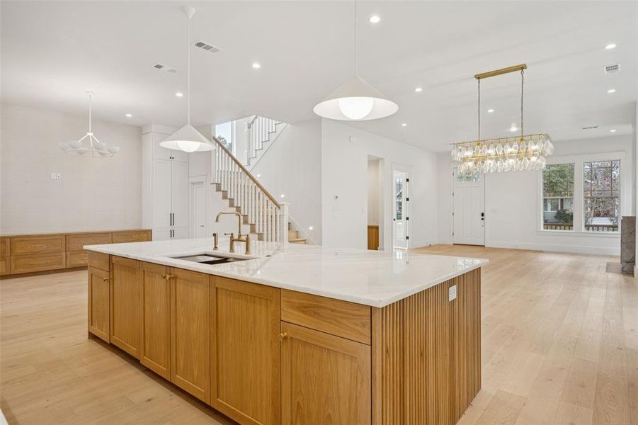 Furnished interior view inside a new home in , Dallas (Image 14).