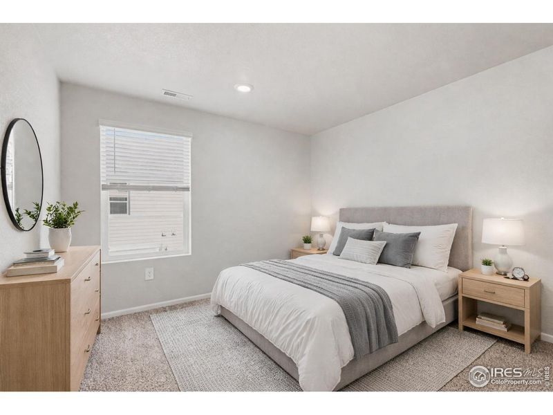 Furnished interior view inside a new home in Poudre Heights: The Meadow Collection, Windsor (Image 14).