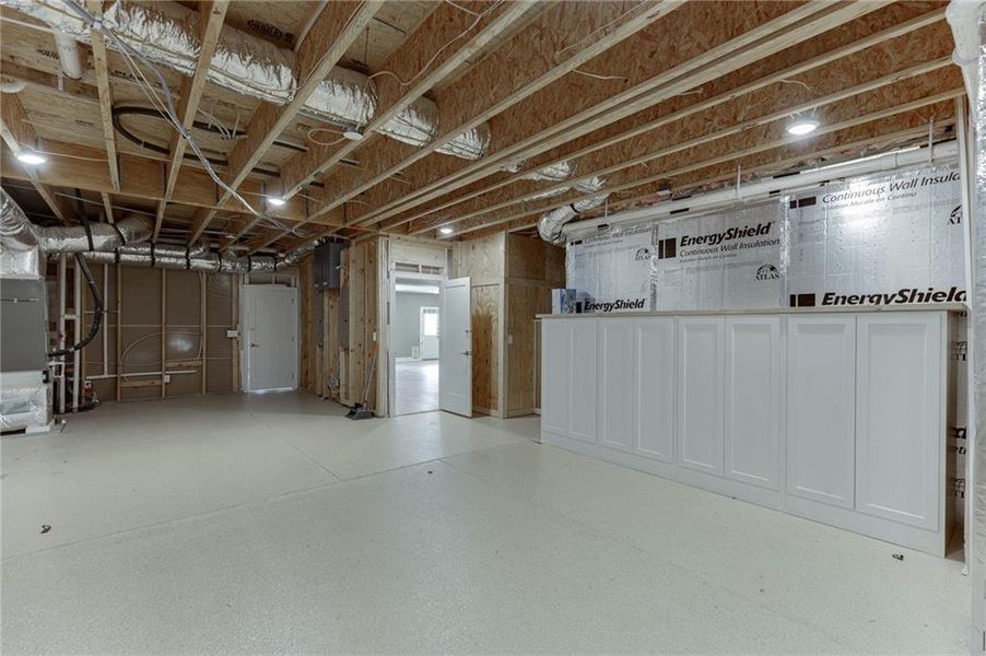 In-progress construction of a new home in The Retreat at Sterling on the Lake 48', Flowery Branch, GA (Image 50).