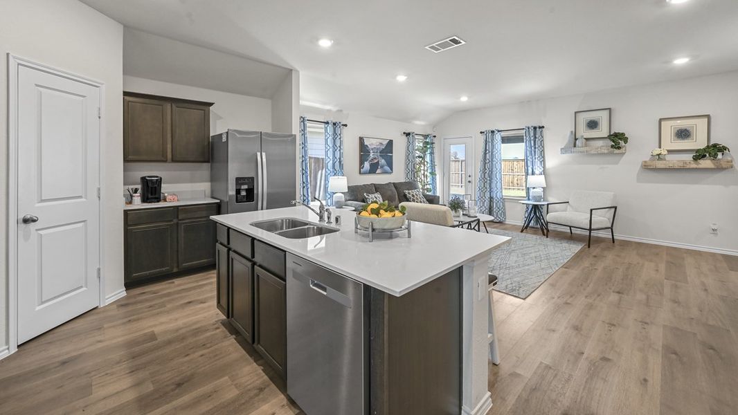 Furnished interior view inside a new home in Wildwood, Royse City (Image 35).
