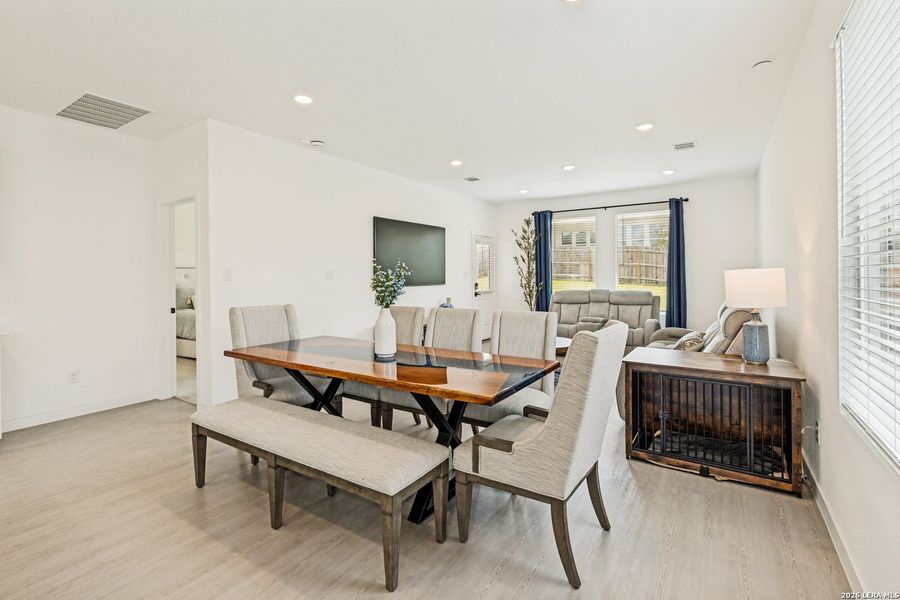 Furnished interior view inside a new home in Hidden Trails, Bulverde (Image 13).