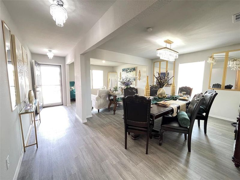 Furnished interior view inside a new home in , Chandler (Image 25).