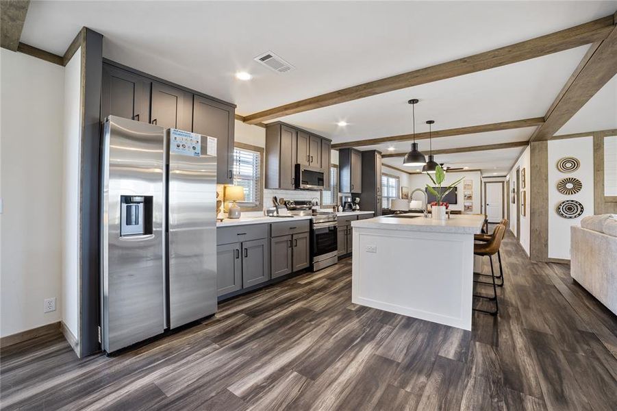 Furnished interior view inside a new home in , Poolville (Image 12).