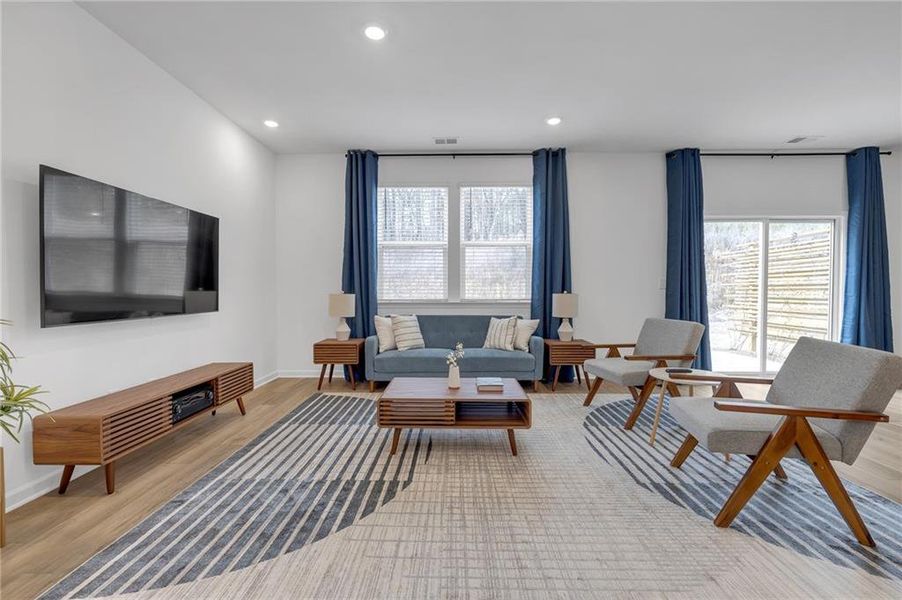 Furnished interior view inside a new home in , Adairsville (Image 20). Furnished interior view inside a new home in , Adairsville (Image 20).