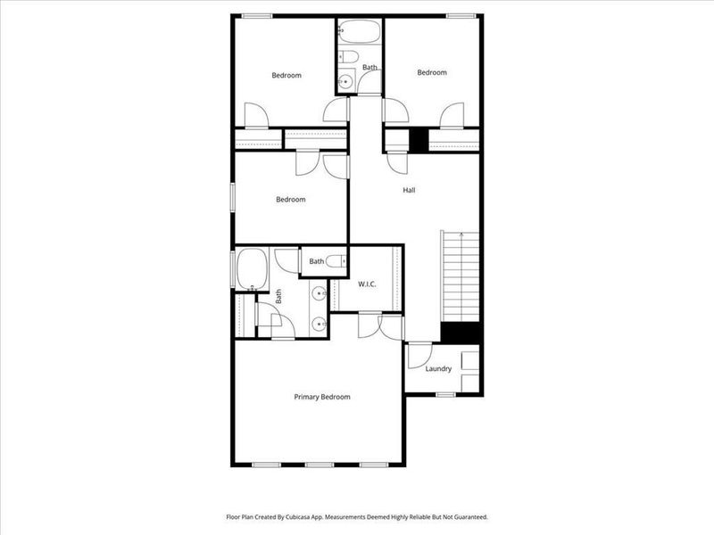 2D floor plan layout of this home in , Cartersville, GA (Image 5).