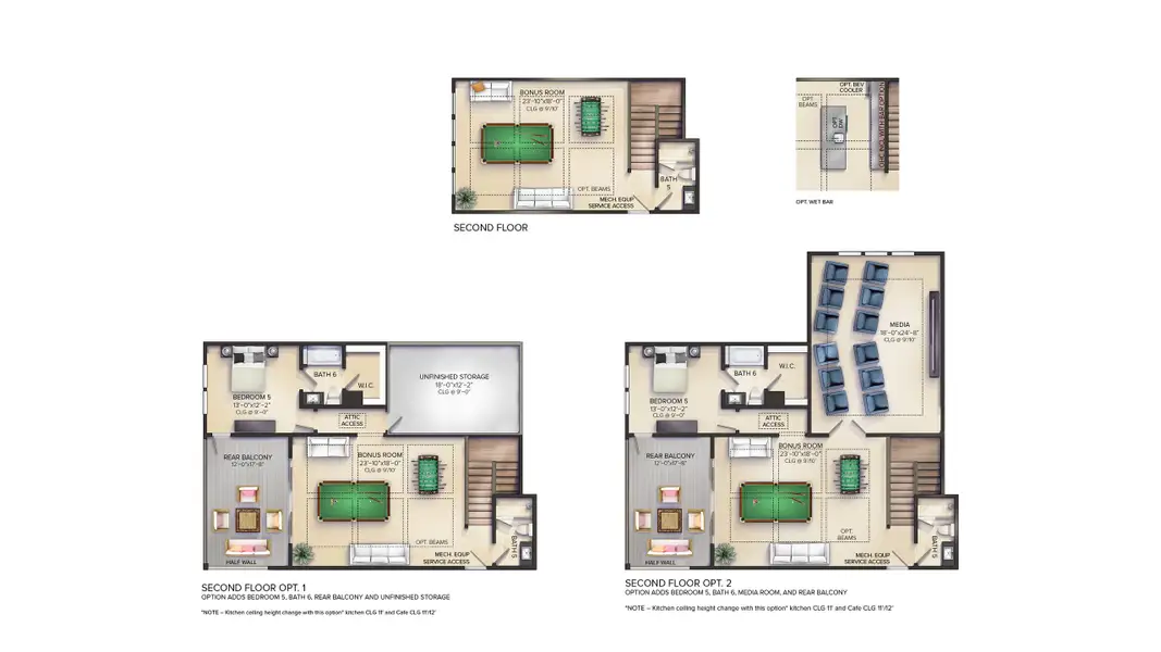 Ambrose II Floor Plan Options Ambrose II Floor Plan Options