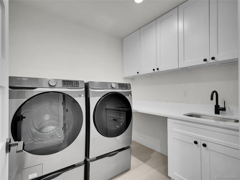 Furnished interior view inside a new home in , Denver (Image 17).