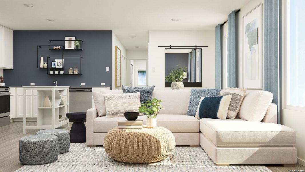Furnished interior view inside a new home in Grace Gardens, San Antonio (Image 16).