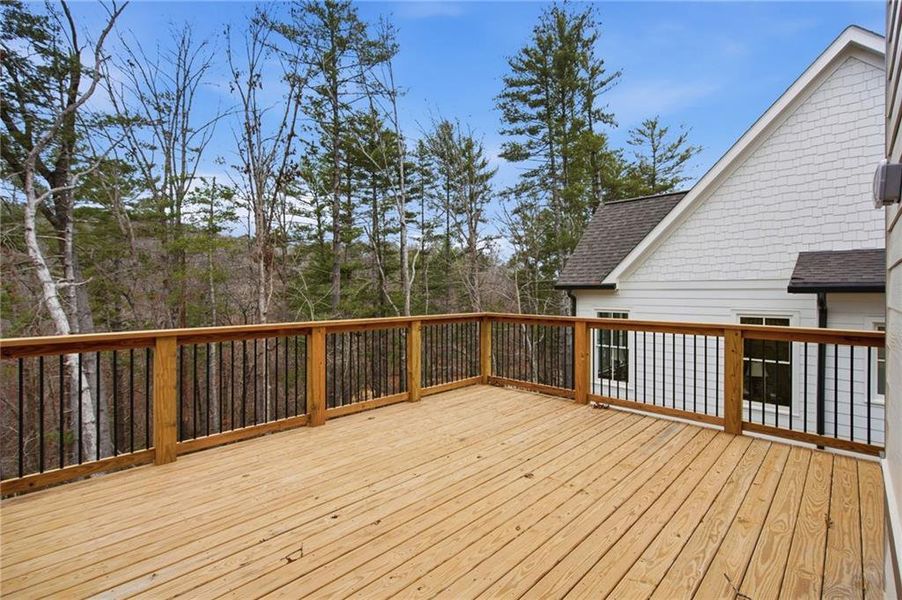 Exterior details and patio area of a home in , Dawsonville (Image 28).