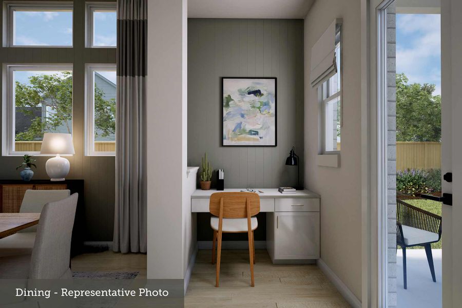 Furnished interior view inside a new home in Mustang Lakes, Celina (Image 5).