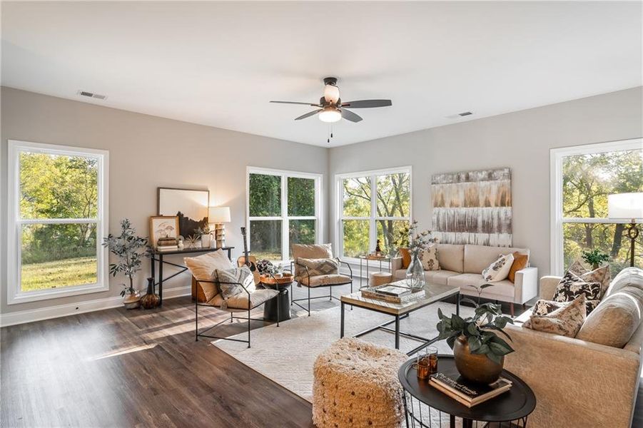 Furnished interior view inside a new home in , East Ellijay (Image 17).