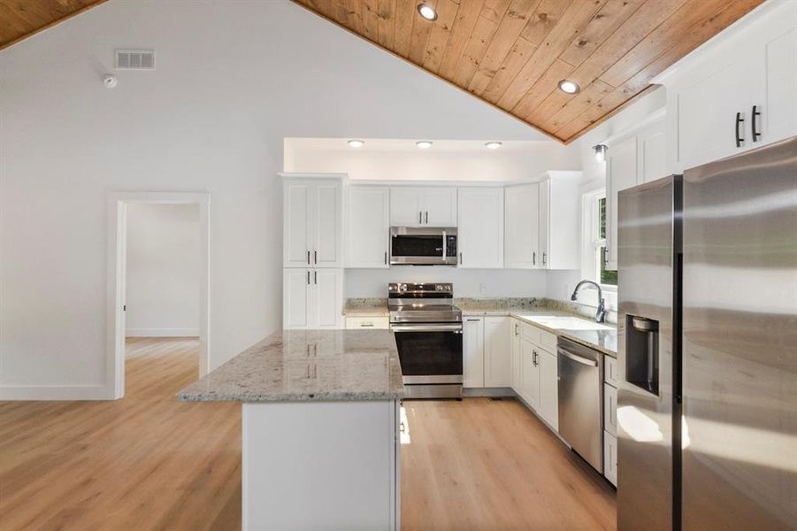 Furnished interior view inside a new home in , Ellijay (Image 6).